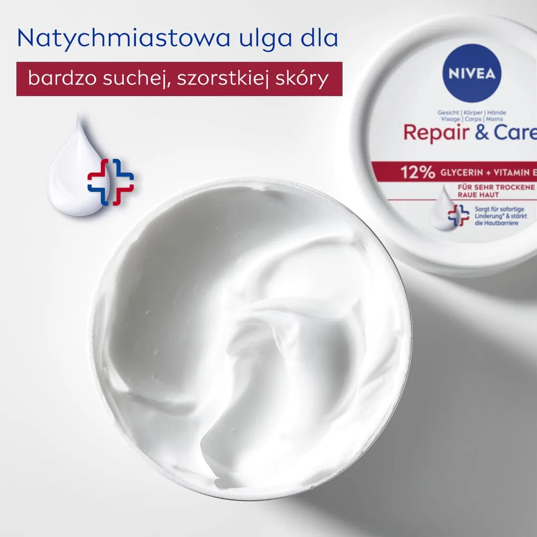 Многофункциональный увлажняющий и регенерирующий крем «Repair & Care» от NIVEA Nivea — фото 3