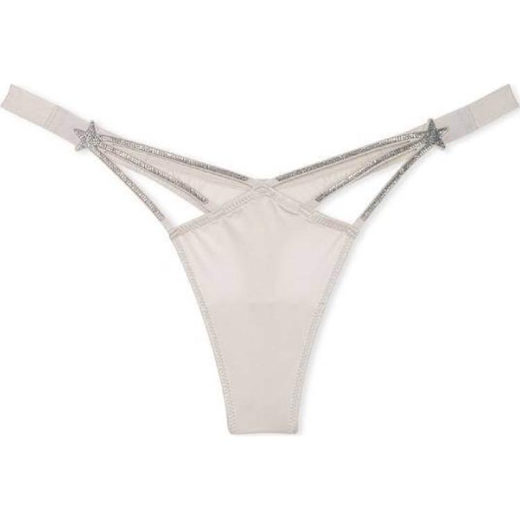 

Victoria's Secret Модный показ серии 24 Big Show Collection ОЧЕНЬ СЕКСУАЛЬНЫЕ женские стринги светло-серого цвета