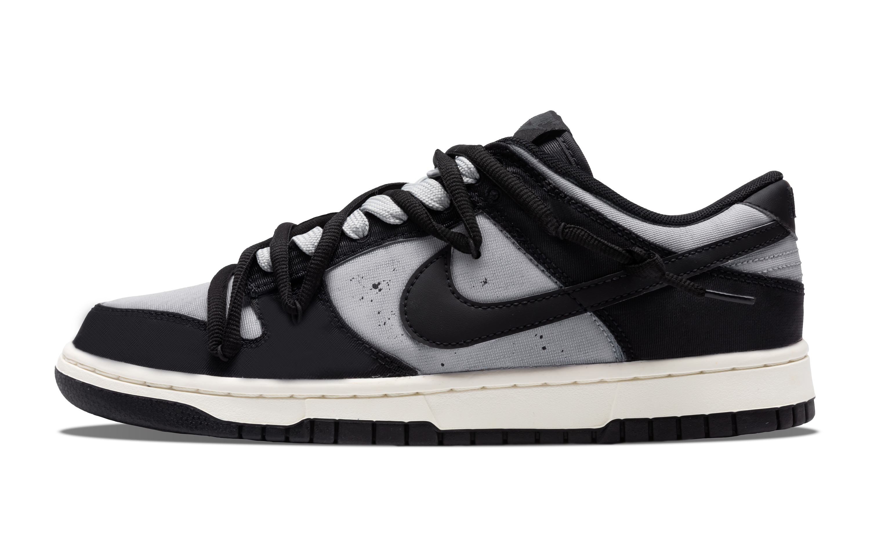 

Кроссовки Nike Dunk Skateboarding Shoes Unisex Low-top Gray, черный