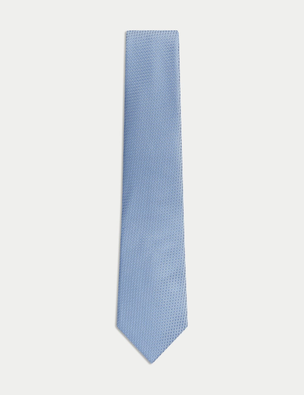 

Галстук из фактурного чистого шелка Marks & Spencer SARTORIAL, синий