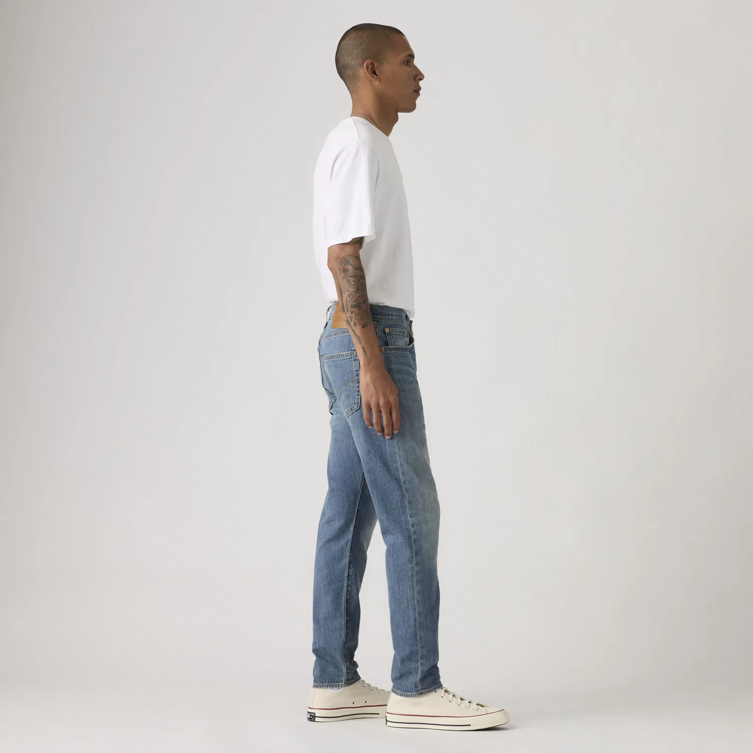 Мужские джинсы 512 Slim Taper из льна и денима Levi's, Medium Wash — фото 4