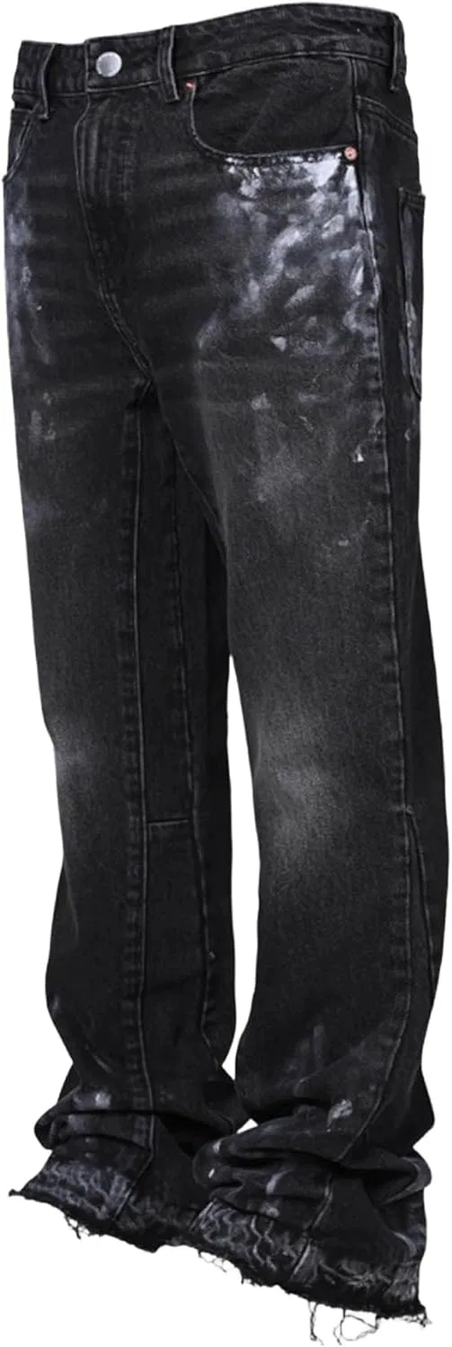 Джинсы прямые Slim Fit Black