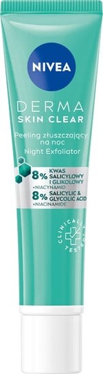 Отшелушивающий ночной скраб 40мл Nivea, Derma Skin Clear — фото 2