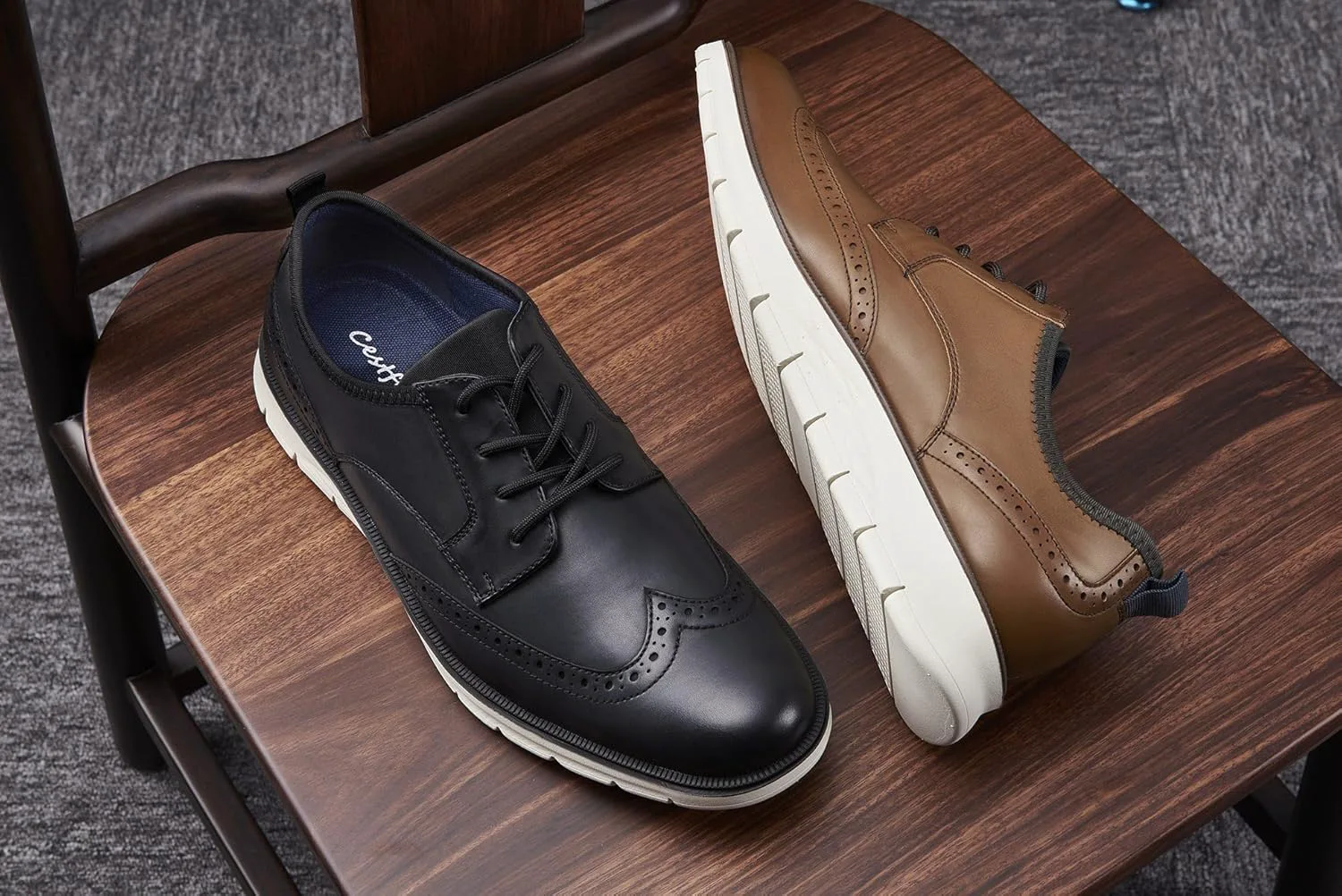 

Мужские комфортные классические туфли Cestfini, черный