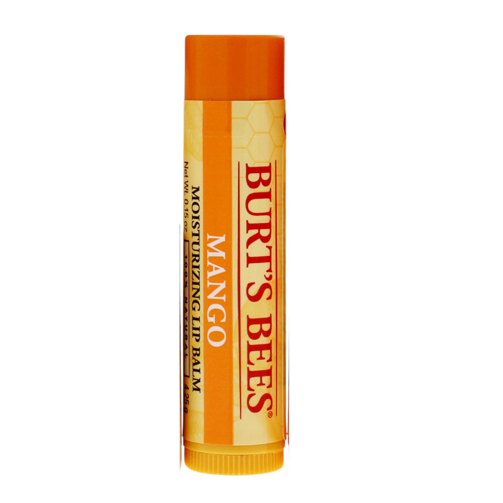 Набор из двух увлажняющих бальзамов для губ Mango от Burts Bees (унисекс) - 2 x 0,15 унции, прозрачный — фото 2