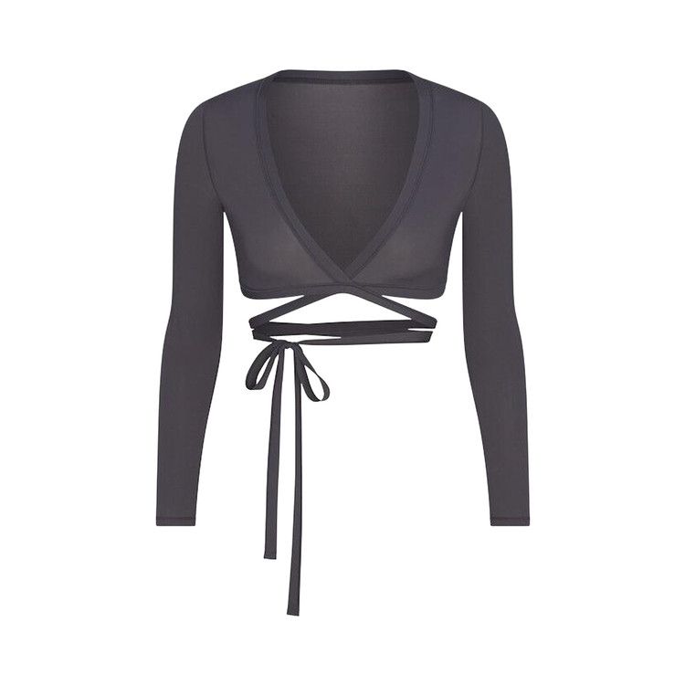 

Топ NikeSKIMS Vintage Weightless Layers Wrap Top, Lead