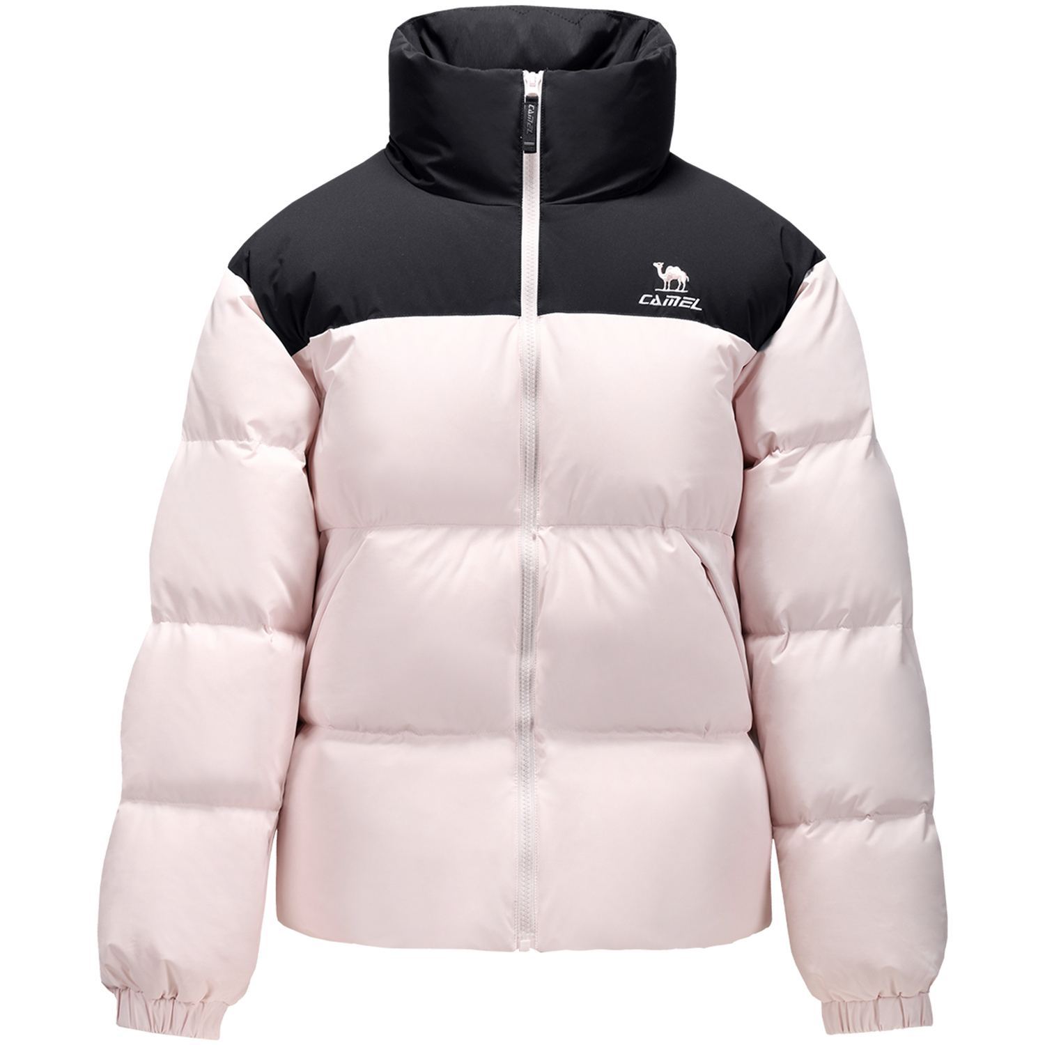 

CAMEL Теплая флисовая серия пуховик Unisex, Phantom Black/Dream Pink