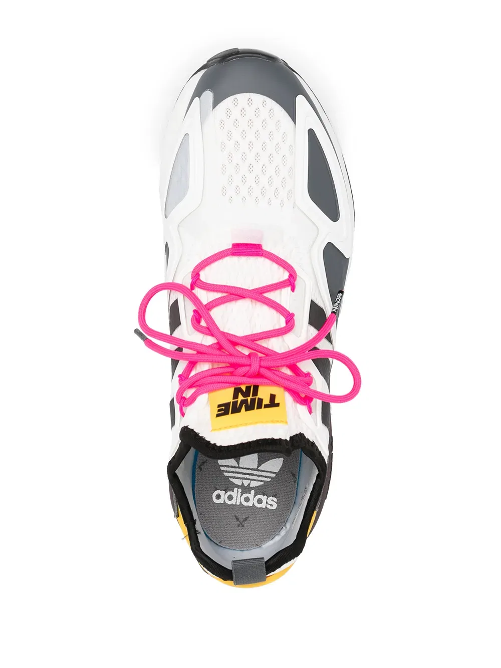 Кроссовки ZX 2K Boost из коллаборации с Ninja Time Adidas, белый — фото 4