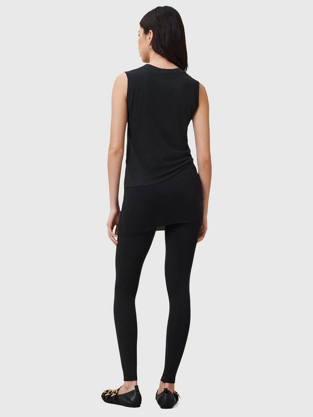 Леггинсы Raffi из органического хлопкового микса AllSaints, Black — фото 2