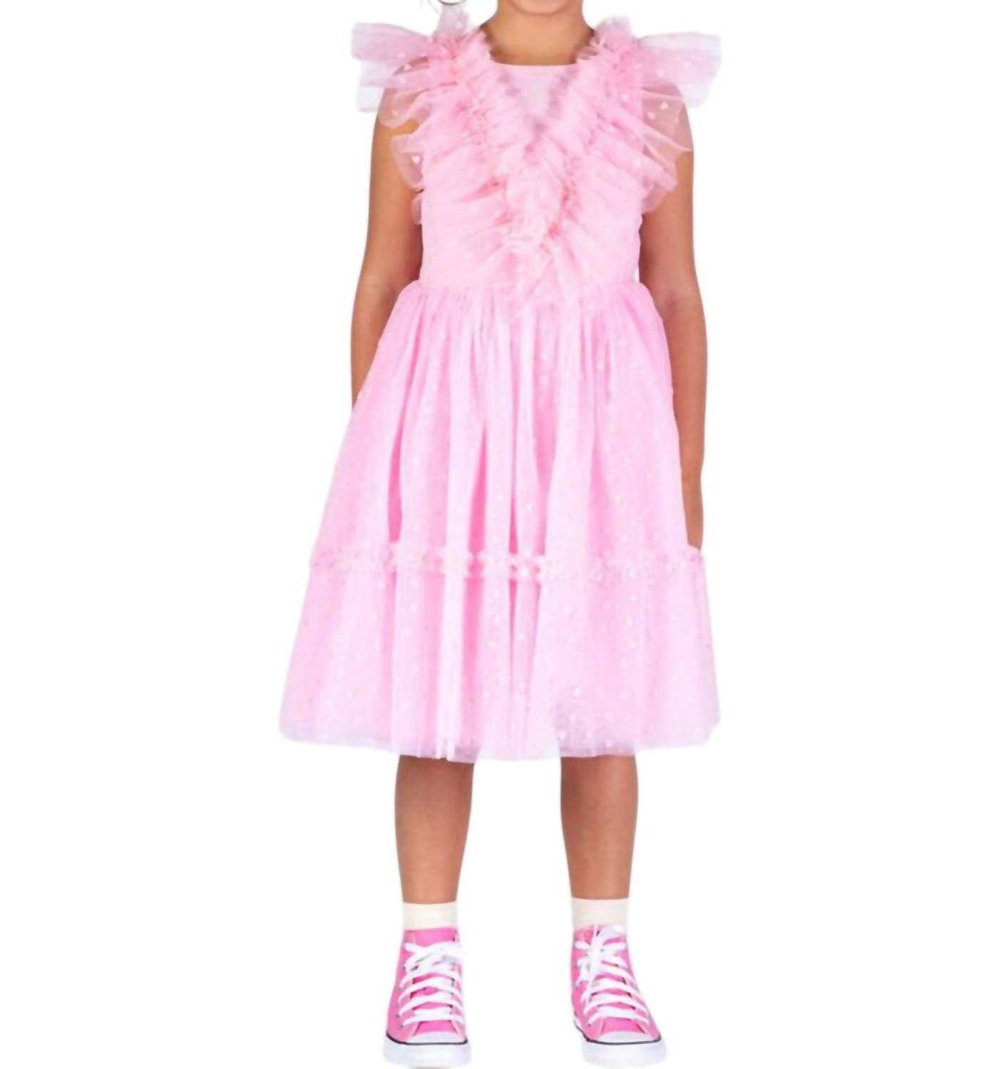 

Платье "Цирковое сердце" в розовом ROCK YOUR BABY