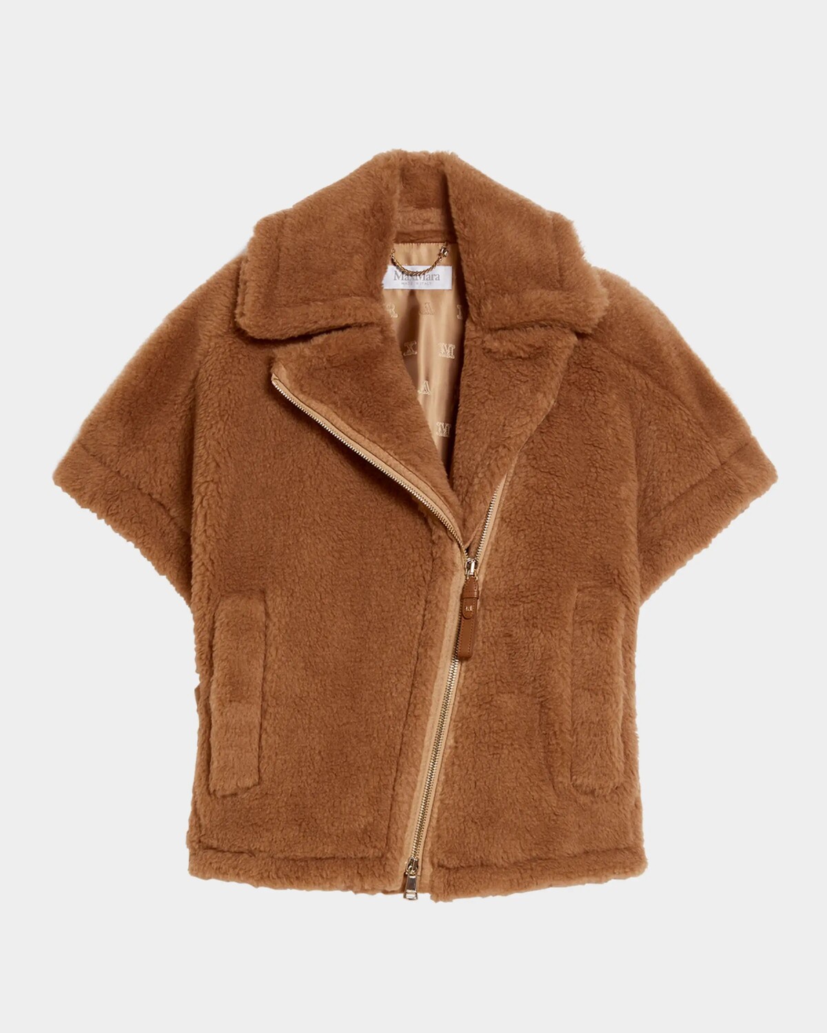

Новая накидка из смесовой шерсти Manto Max Mara, цвет Camel