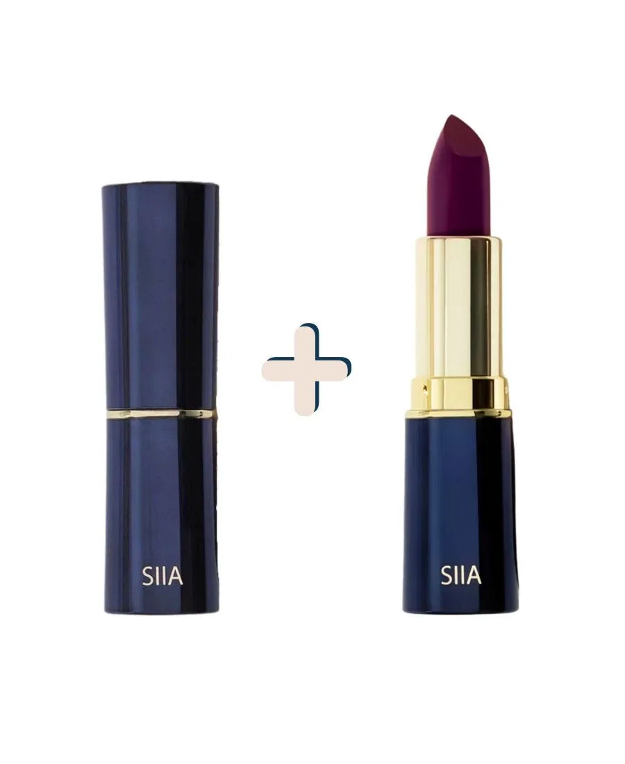 Набор из двух матовых помад Siia Cosmetics, m 361 deep orchid