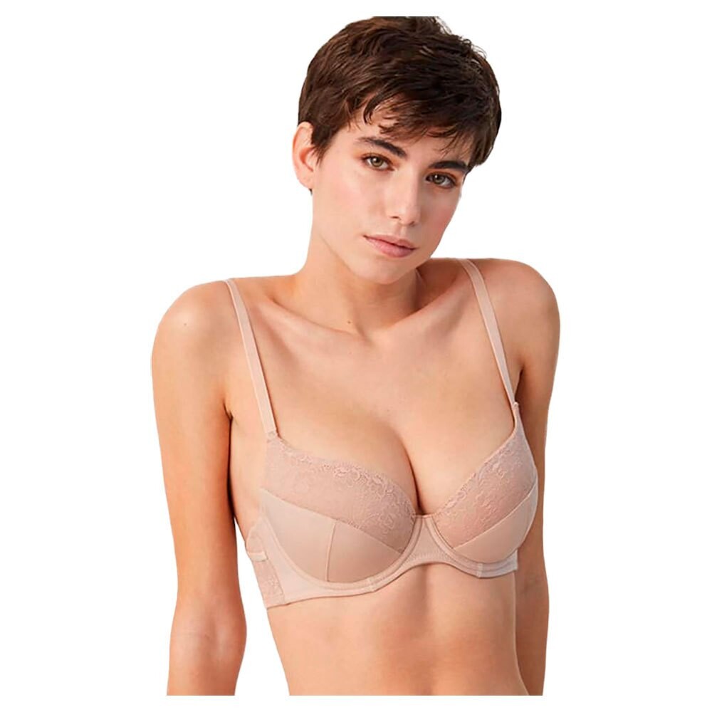 

Бюстгальтер Ysabel Mora Underwired And Padded, бежевый