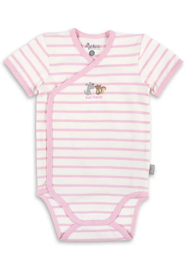 Боди с коротким рукавом Sigikid, белый