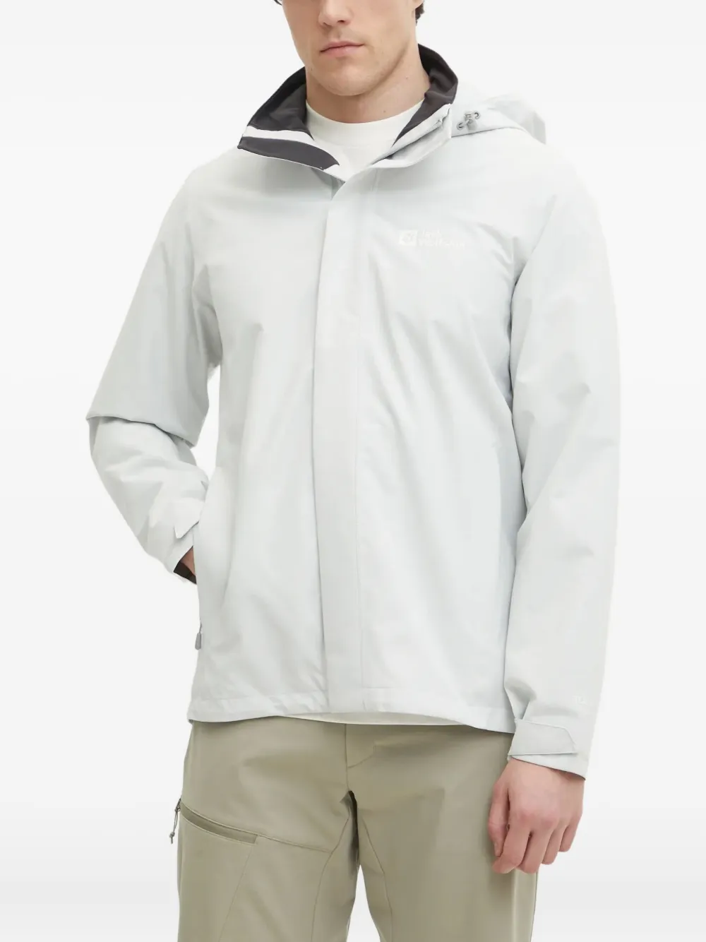 

Куртка с капюшоном для активного отдыха Jack Wolfskin, серый