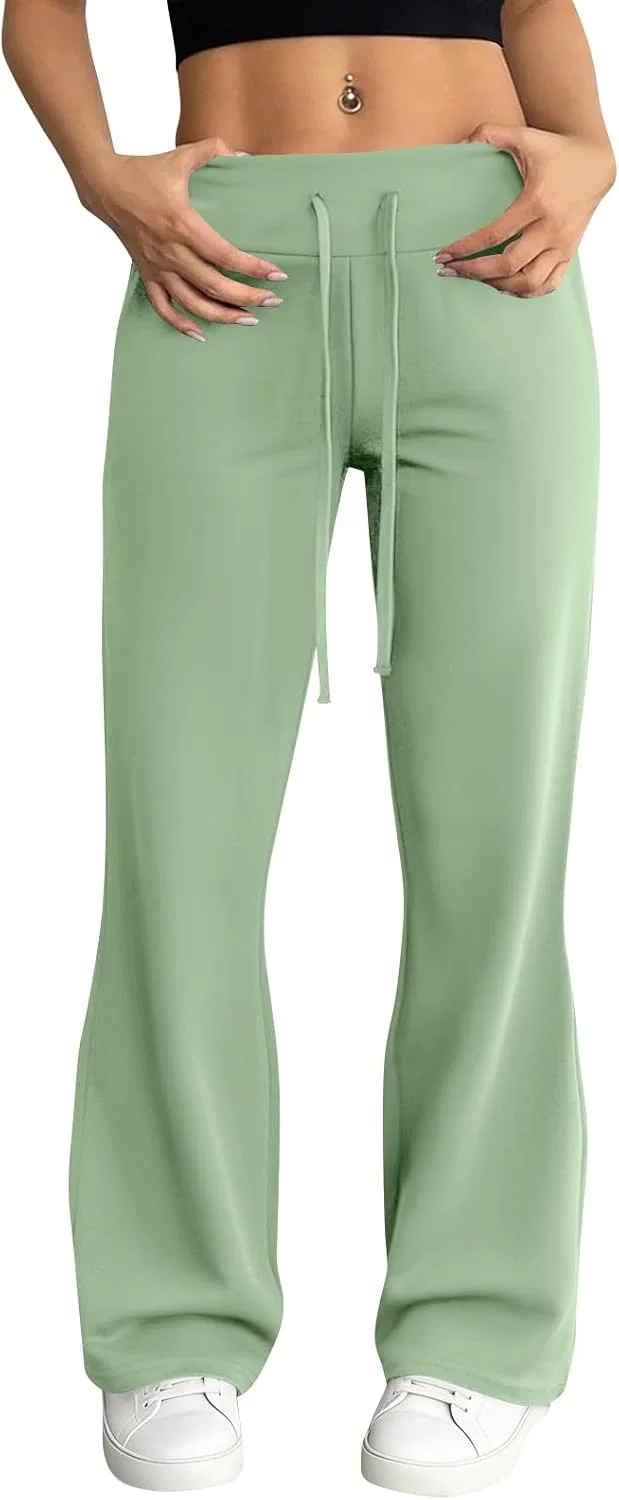 Леггинсы для йоги с широкими штанинами, A05 Light Green