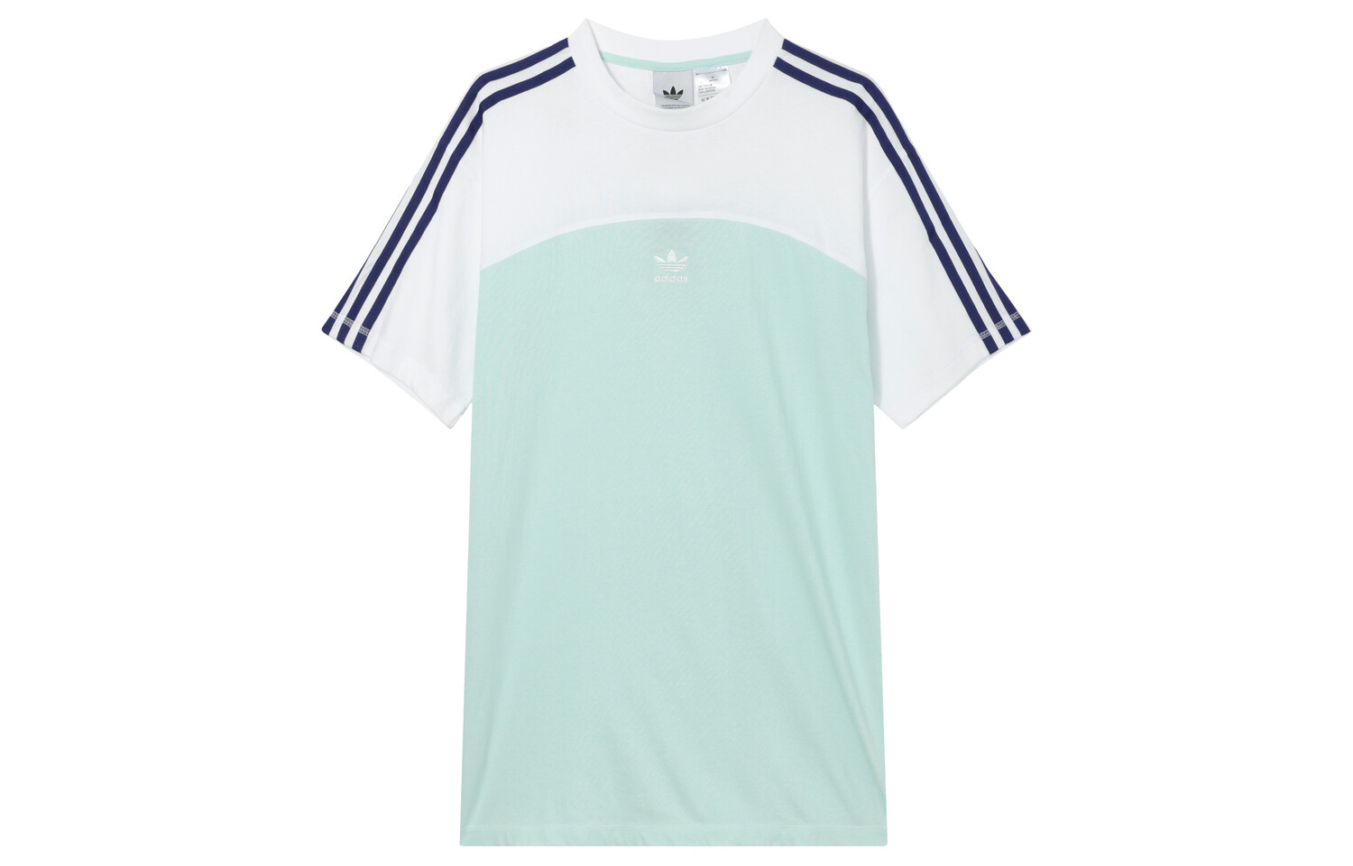 

Футболка Blocked 3-Stripes для мужчин мятно-зеленая/белая/фиолетовая Adidas Originals, мятно-зеленый/белый/фиолетовый