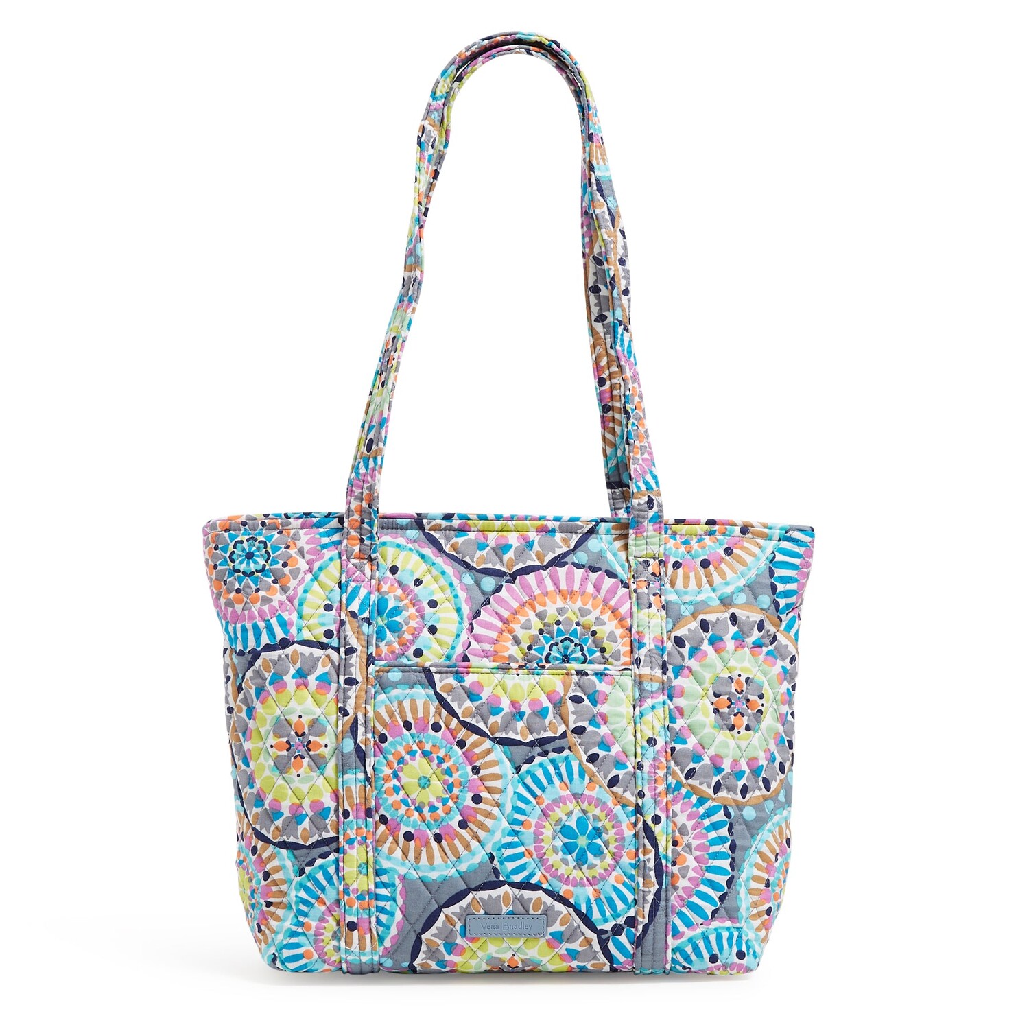 

Маленькая хлопковая сумка-тоут Vera Outlet Vera Bradley, цвет Sunny Medallion