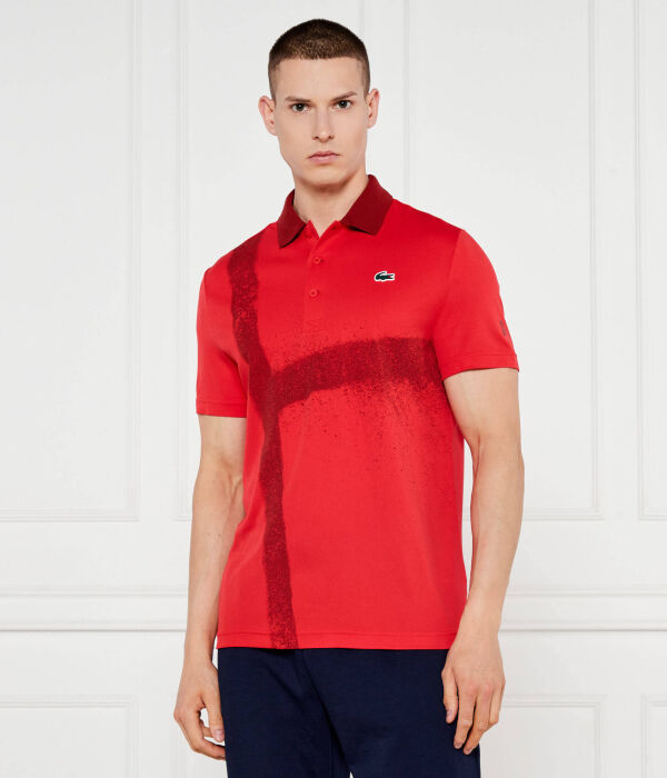 

Рубашка поло Regular fit Lacoste, красный