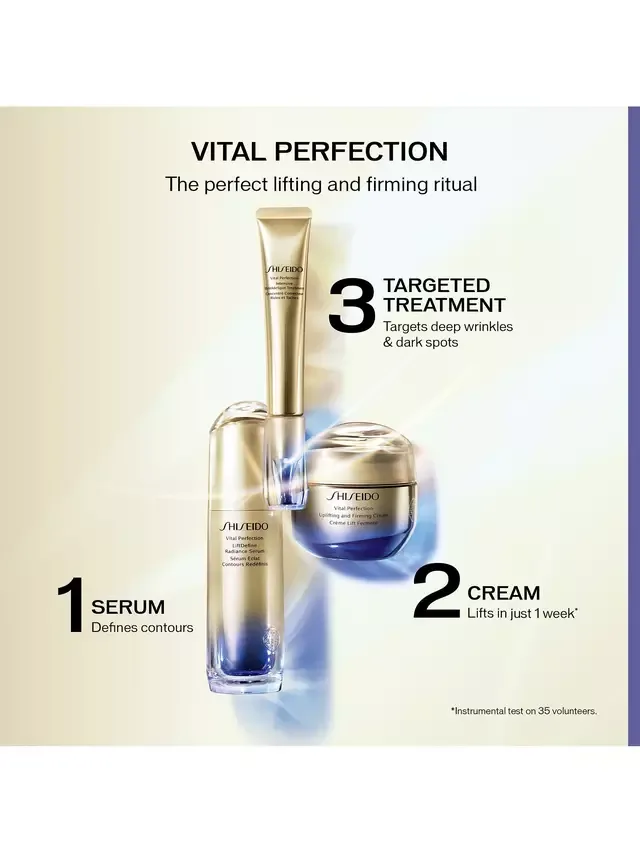 Сыворотка Shiseido — Для сияния кожи Vital Perfection LiftDefine Radiance Serum, 40 мл — фото 4