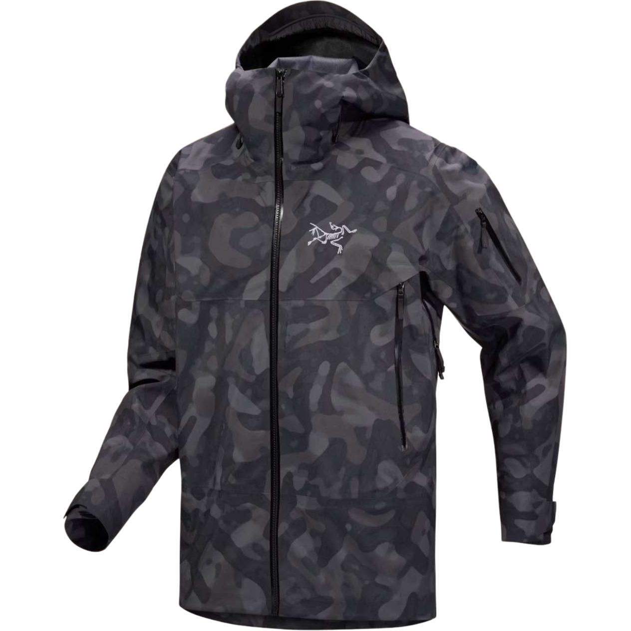 GORE-TEX Верхняя лыжная одежда Мужская Black Cave Wing Arcteryx, Black Cave Wing/Black Grottoflage — фото 2