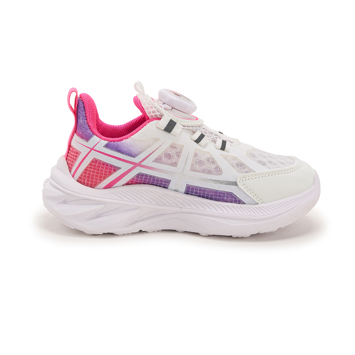 Кроссовки серии Mickey с противоскользящей подошвой, амортизирующие, дышащие, низкие, для детей и подростков Disney, белый/розовый/красный — фото 2