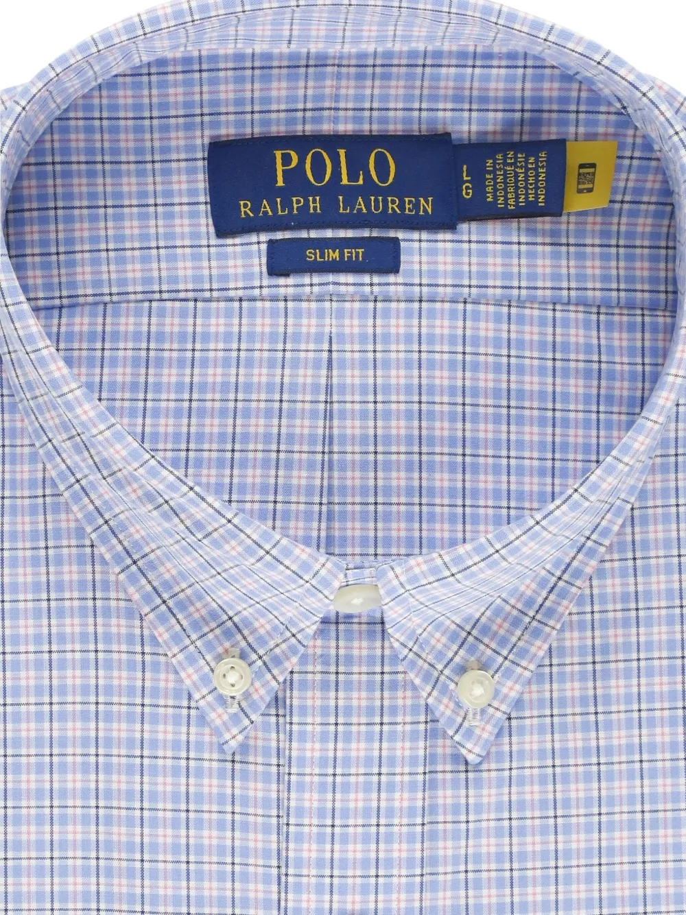 

Клетчатая рубашка POLO RALPH LAUREN, синий