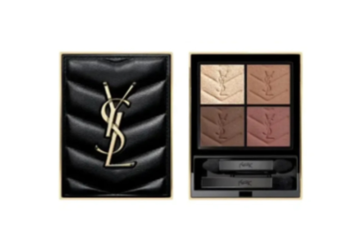 Мини-клатч в стиле Luxury Style палетка теней для век Natural Brightening Skin Tone SAINT LAURENT, #600 spontini lilies — фото 4
