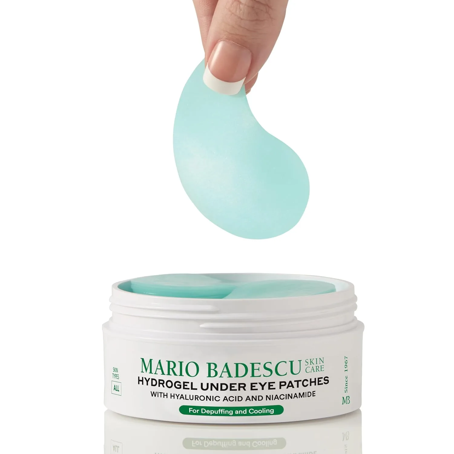 Гидрогелевые патчи для глаз Mario Badescu (30 пар) - увлажняющие маски против отеков, темных кругов и морщин с гиалуроновой кислотой и ниацинамидом 30 шт. (1 шт.)
