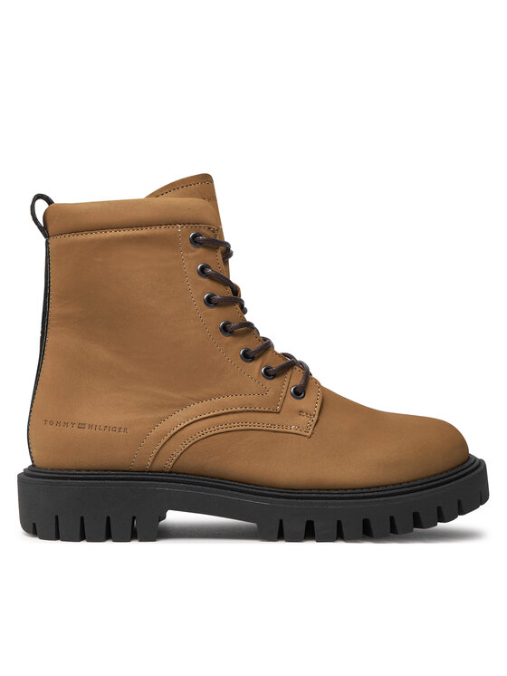 

Ботинки на шнуровке Casual Hilfiger Chunk Z Nbk Boot FM0FM05149 Tommy Hilfiger, коричневый