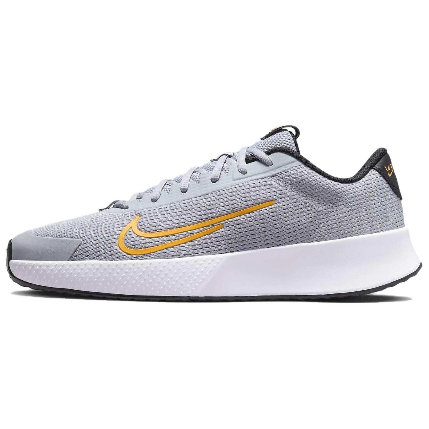 

Кроссовки NikeCourt Vapor Lite 2 HC 'Wolf Grey Laser Orange', серый/желтый