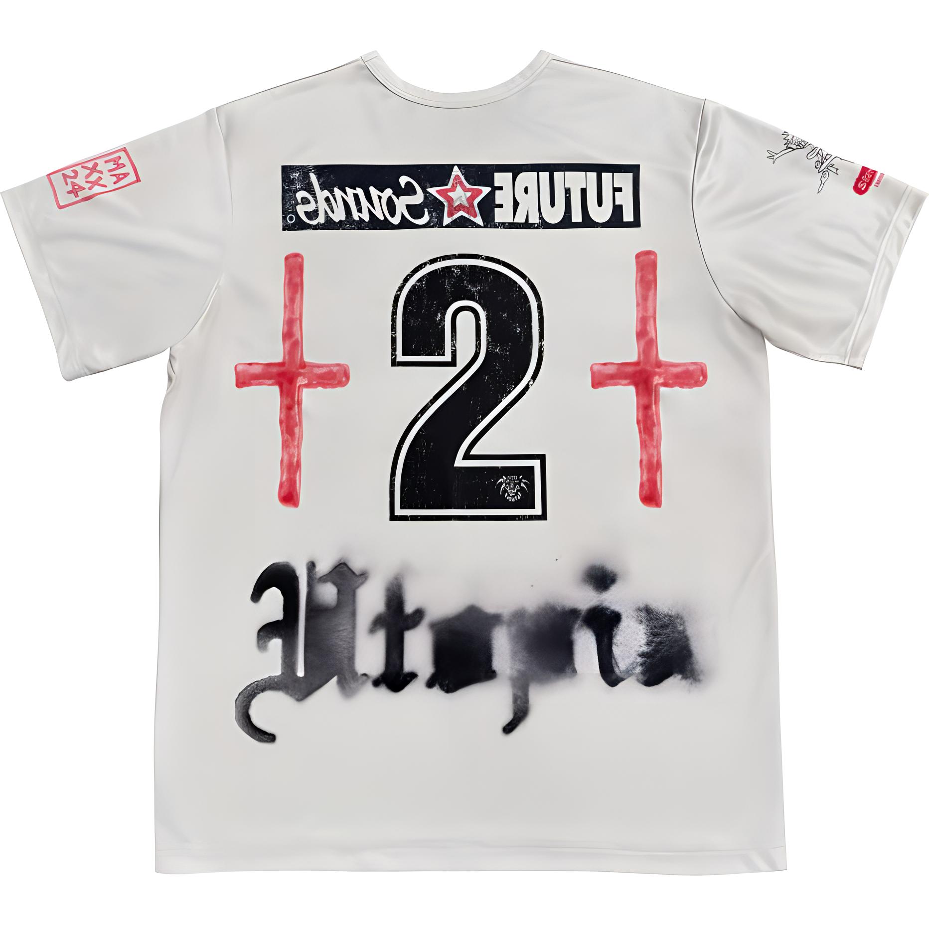 

Футболка Англия Трэвис Скотт, белая