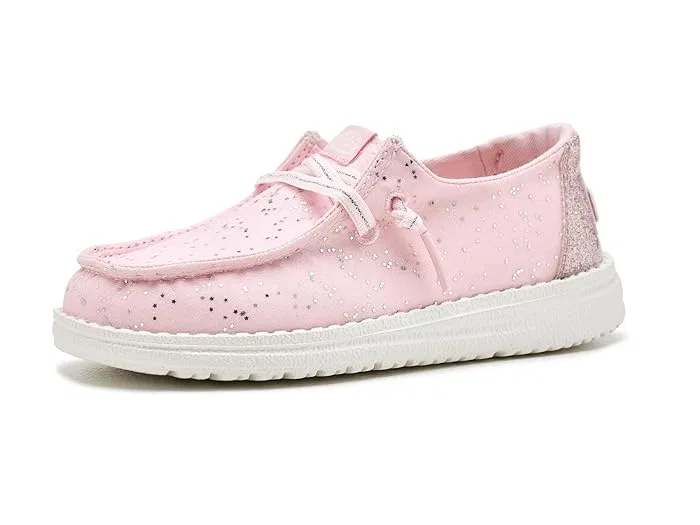 Лоферы детские Wendy Print Hey Dude Kids, Sparkle Pink