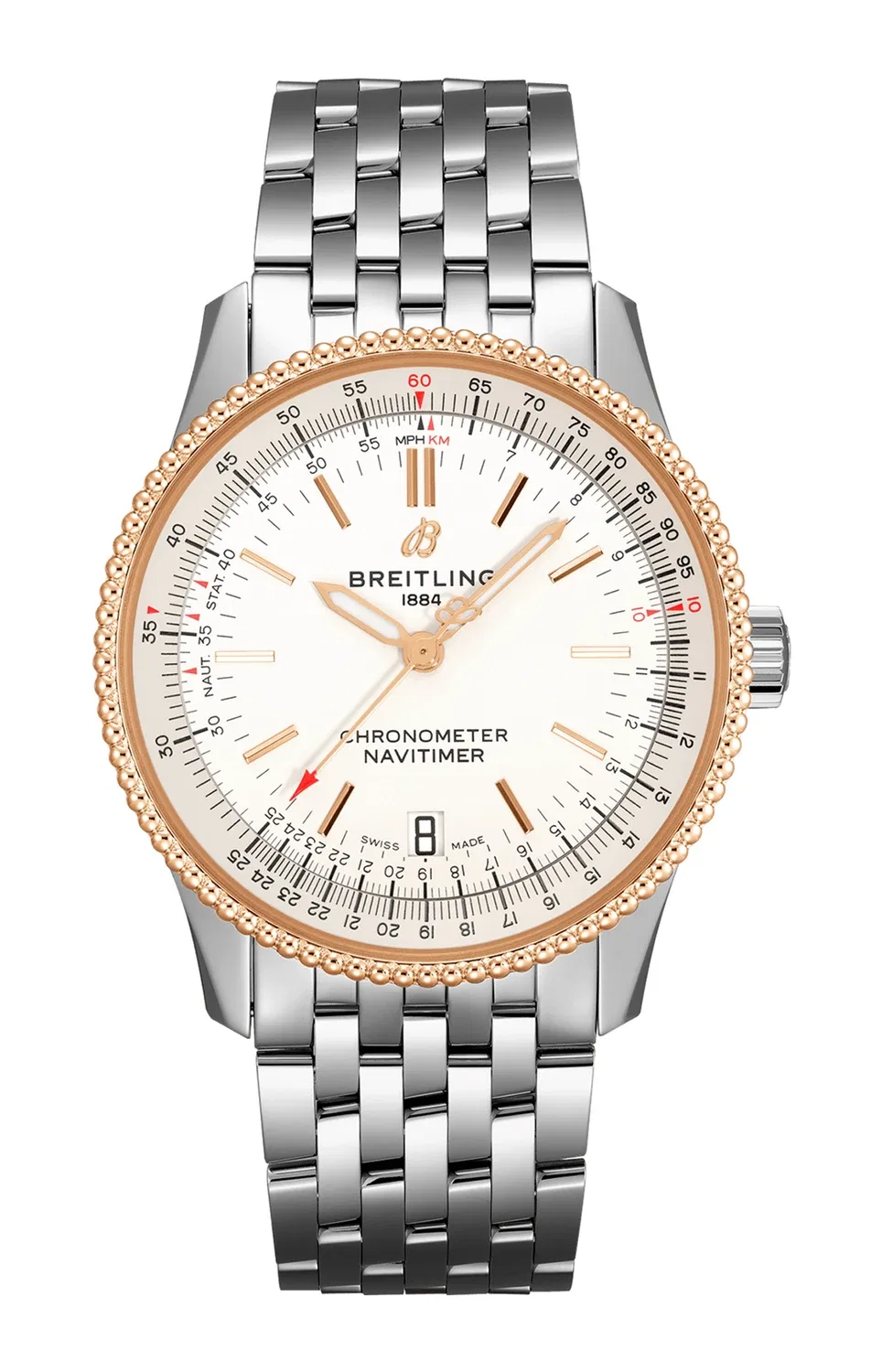 Навитимер Автоматик 38 - U17325211G1A1 BREITLING, серебряный