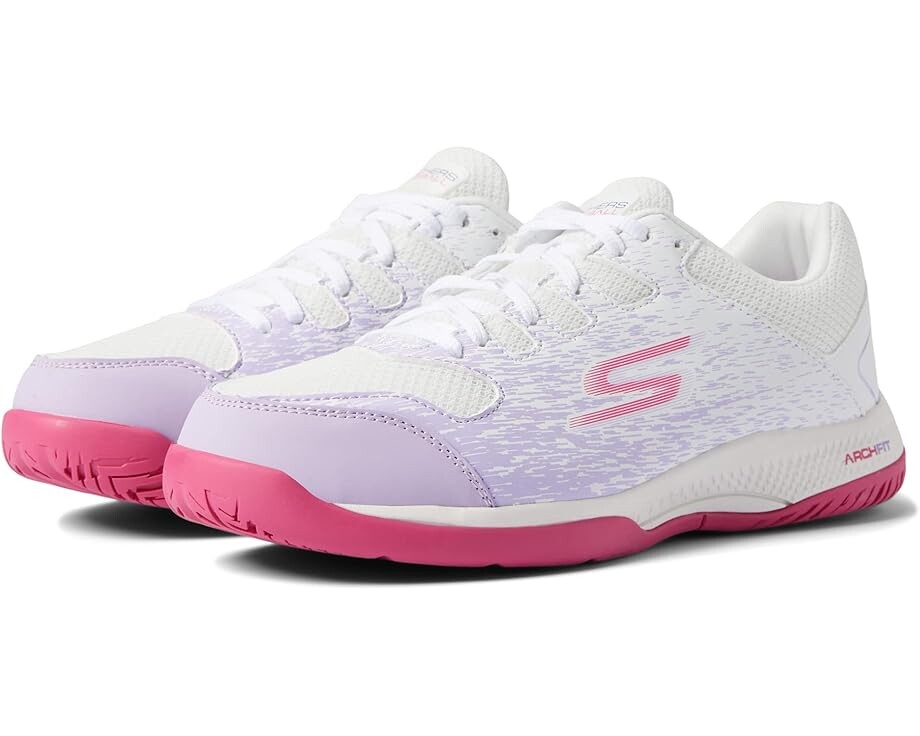 

Кроссовки SKECHERS Go Train Arch Fit Viper Court - Pickleball, цвет White/Lavender