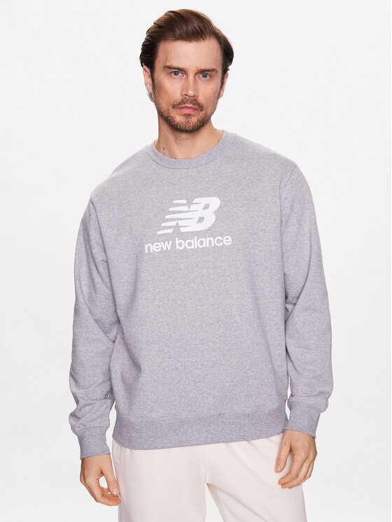 

Толстовка свободного кроя New Balance, серый