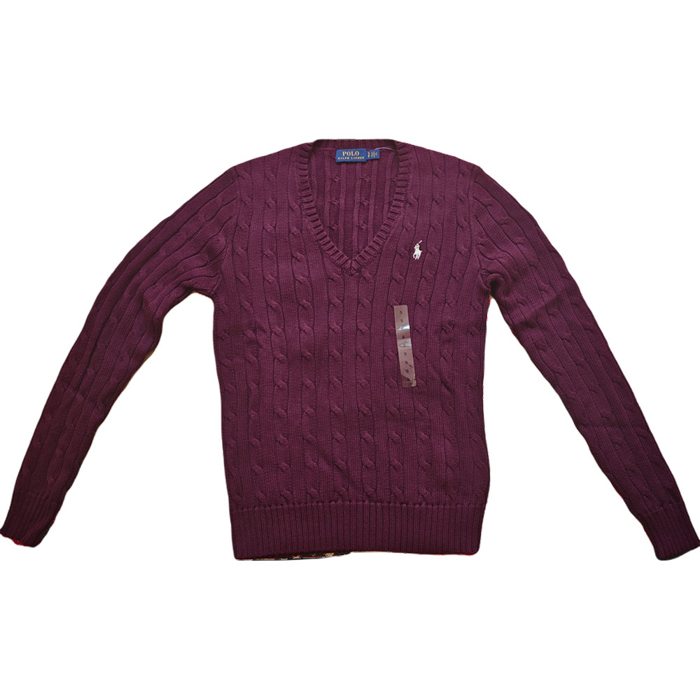 Polo Ralph Lauren Вязаный свитер FW23 Women's Fuchsia — фото 3