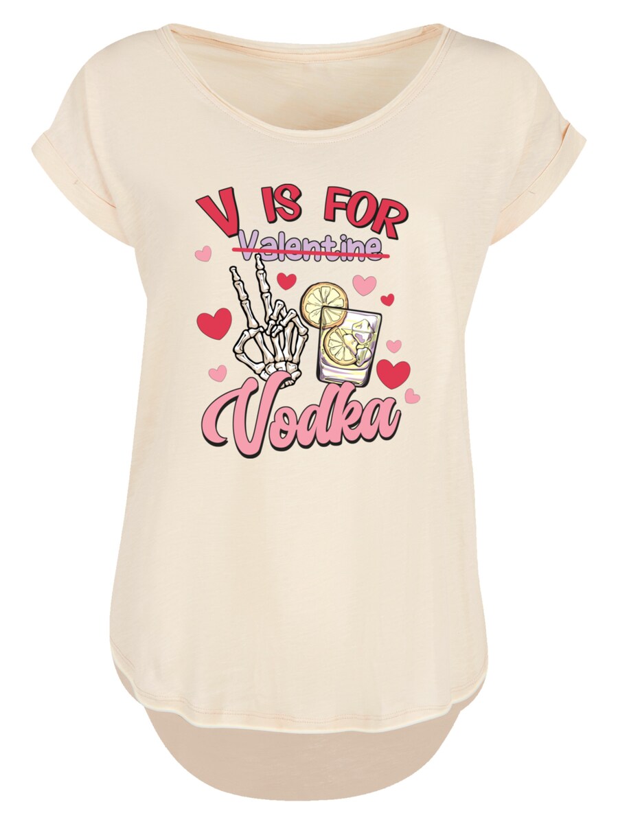 

Рубашка F4NT4STIC Anti Valentinstag V is for Vodka, песочный