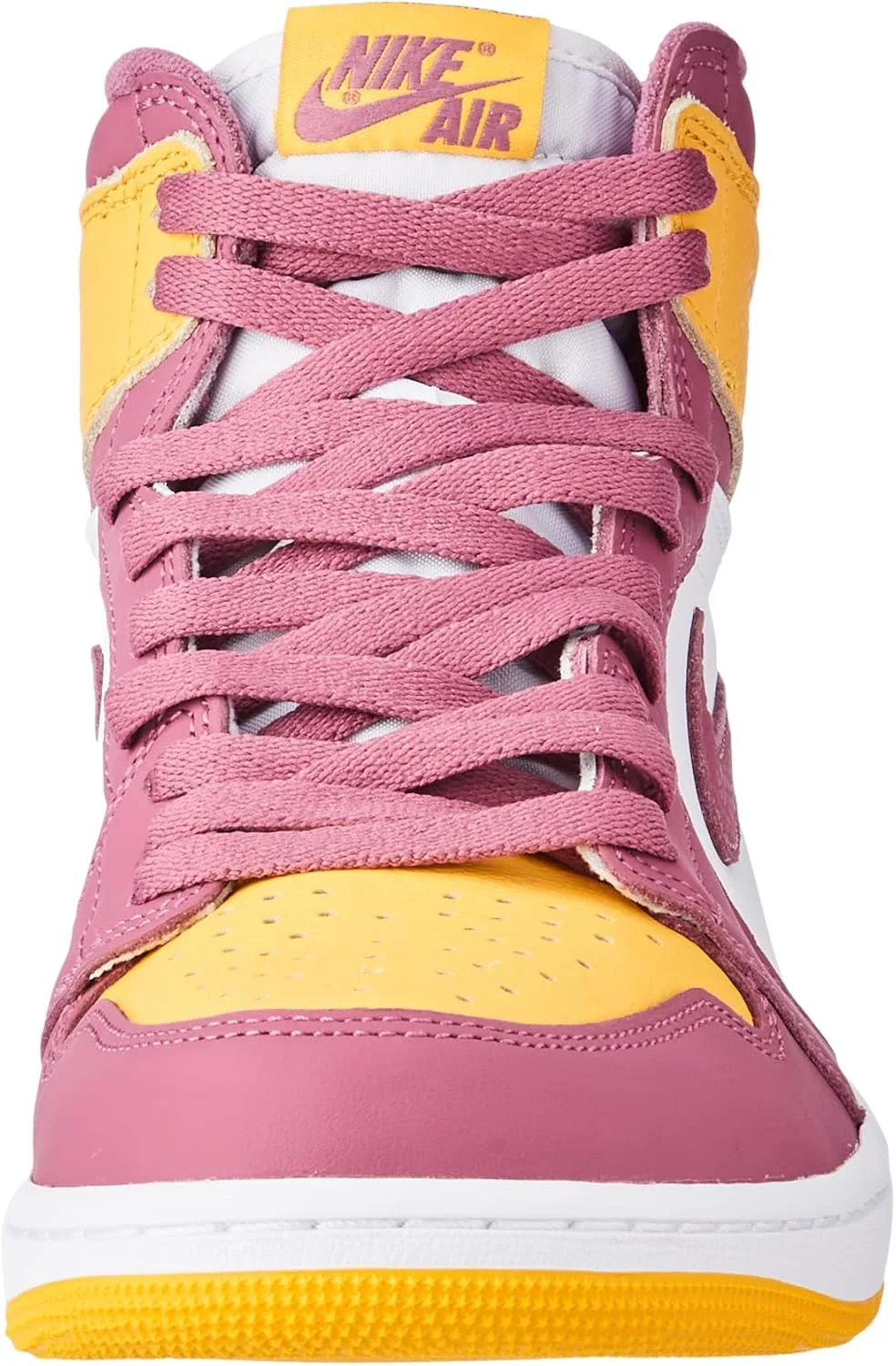 Мужские кроссовки Jordan Air 1 Mid Hi-Top Nike, бордовый — фото 2