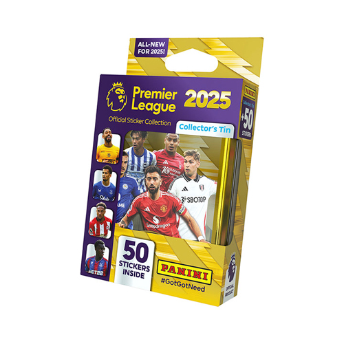 

Карточная игра Premier League 2025 Official Sticker Collection – Pocket Tin