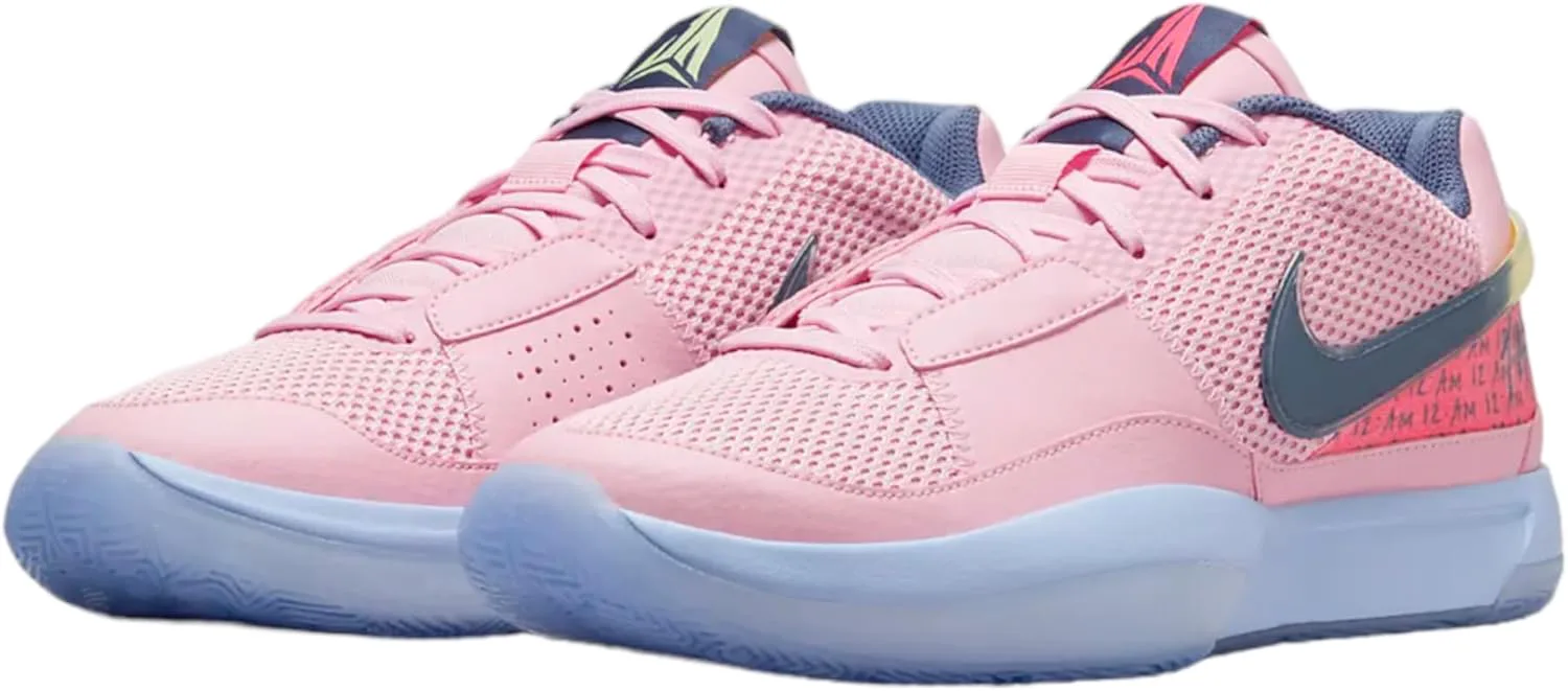 Баскетбольные кроссовки Nike Men's Ja 1, нежно-розовый/голубой — фото 4