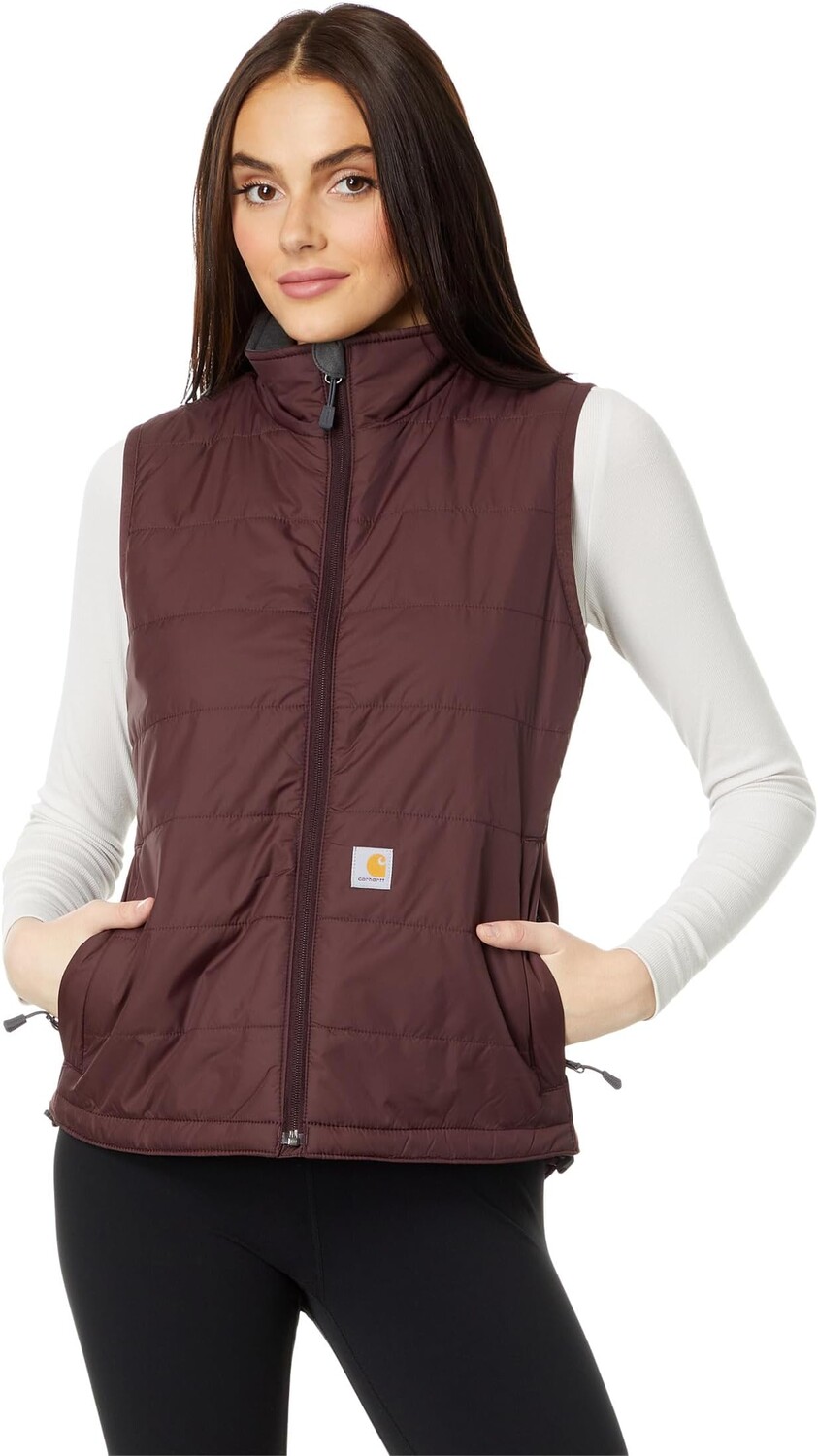 

Легкий утепленный жилет Rain Defender свободного кроя Carhartt, цвет Blackberry