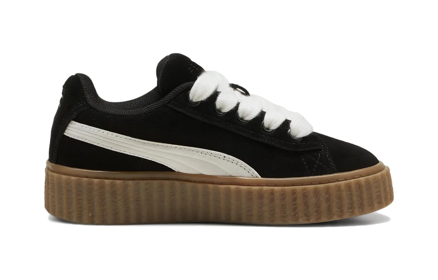 PUMA FENTY x Creeper Phatty Creeper Phatty Cushioning, Wear Resistant низкие детские скейтбординг кроссовки Black White — фото 3