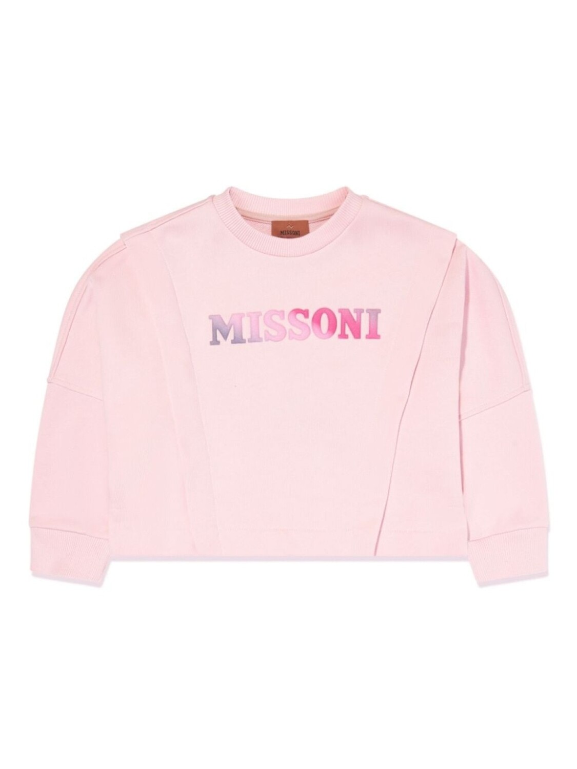 Missoni Kids спортивный костюм с логотипом, розовый — фото 3