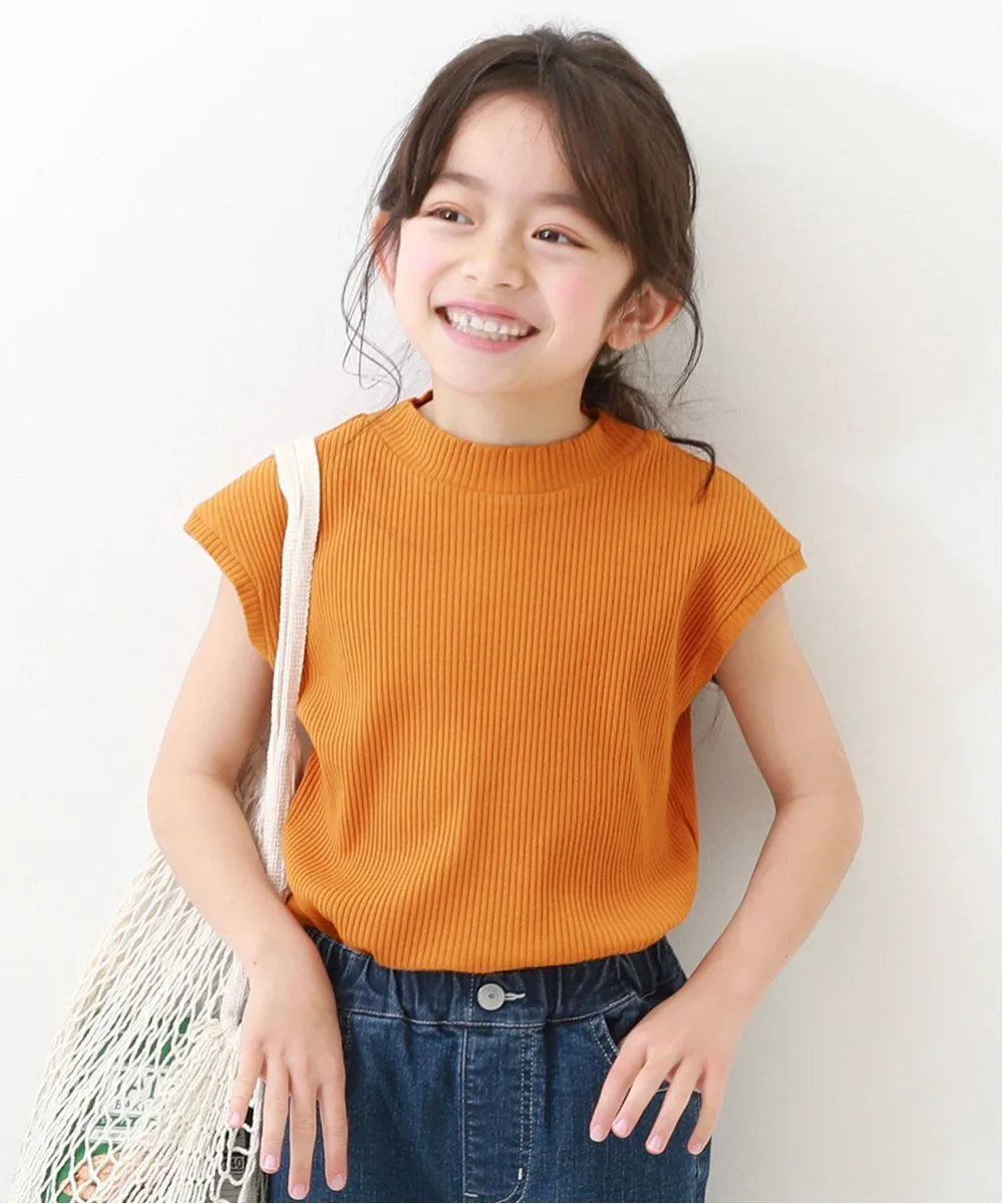 Футболка с коротким рукавом и французским ребристым кроем, топы 25SS Devirock, G Orange