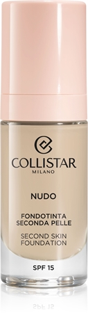 

Осветляющая увлажняющая основа с разглаживающим эффектом Collistar NUDO Second Skin Foundation SPF 15, 1N Avorio 30 ml