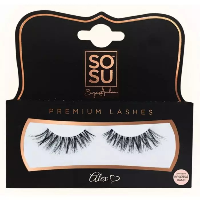 Накладные ресницы premium lashes pestaas postizas alex Sosu, цвет negro