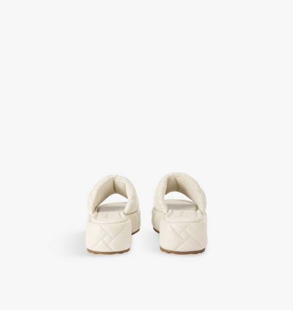 Босоножки из кожи Kensington на плоской подошве Kurt Geiger London, белый — фото 4