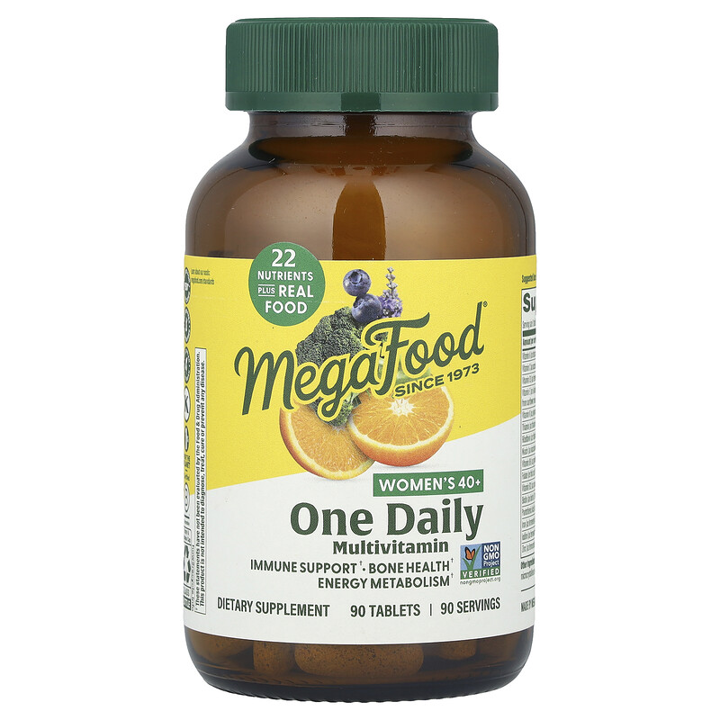 

MegaFood, Мультивитамины для женщин старше 40 лет, 90 таблеток
