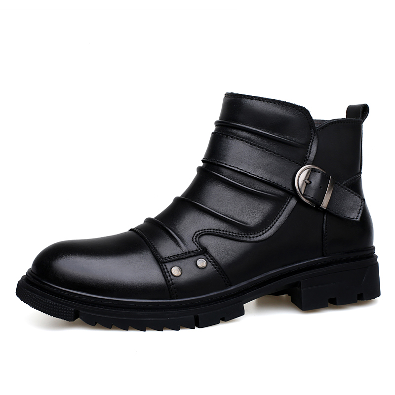 

Bull Thunder Мужские повседневные ботинки черные утепленные, цвет Black Insulated Shoes